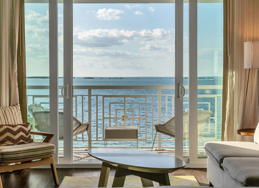 balcony in the room at Baker's Cay, Key Largo
